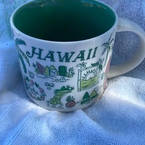 Starbucks Hawaii Mug - Green and White